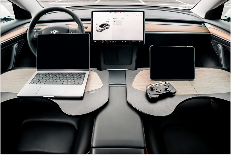 Tesla Model Y & 3 Foldable Car Tray (Eat, Work, Play)