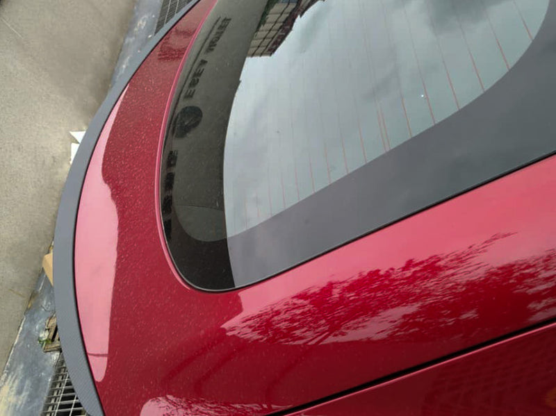 Tesla Model S Genuine Carbon Fiber Rear Spoiler (OEM Style