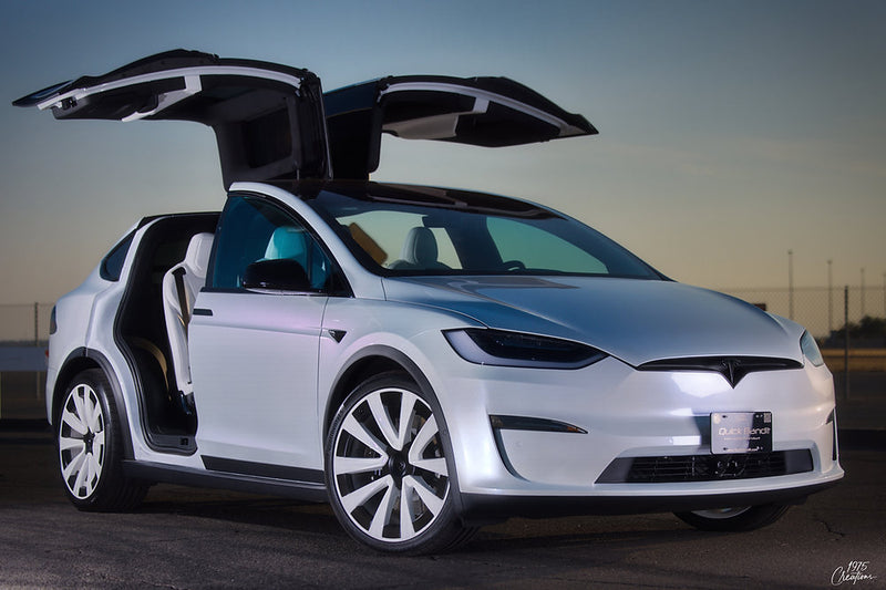 Tesla Model X Front License Plate Mount - "Quick Bandit"
