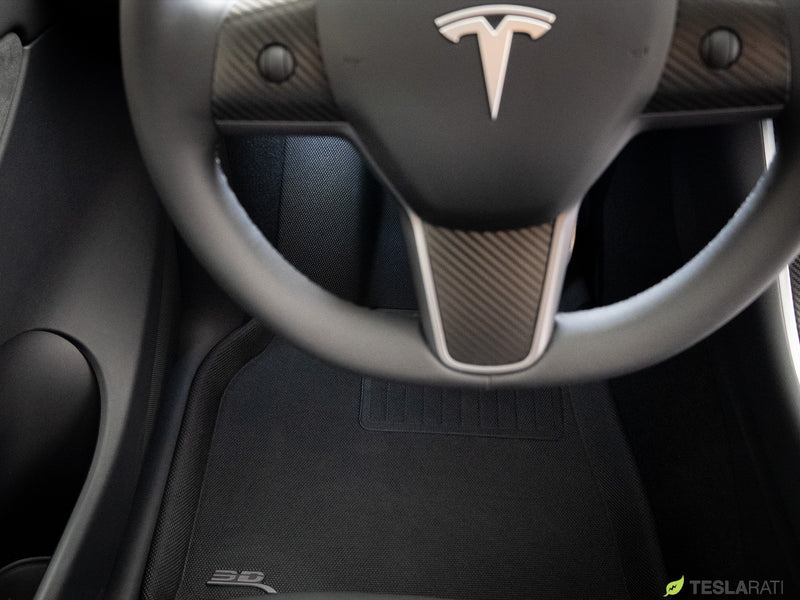Tesla Model Y Premium Interior Floor Mats 3 Piece Set