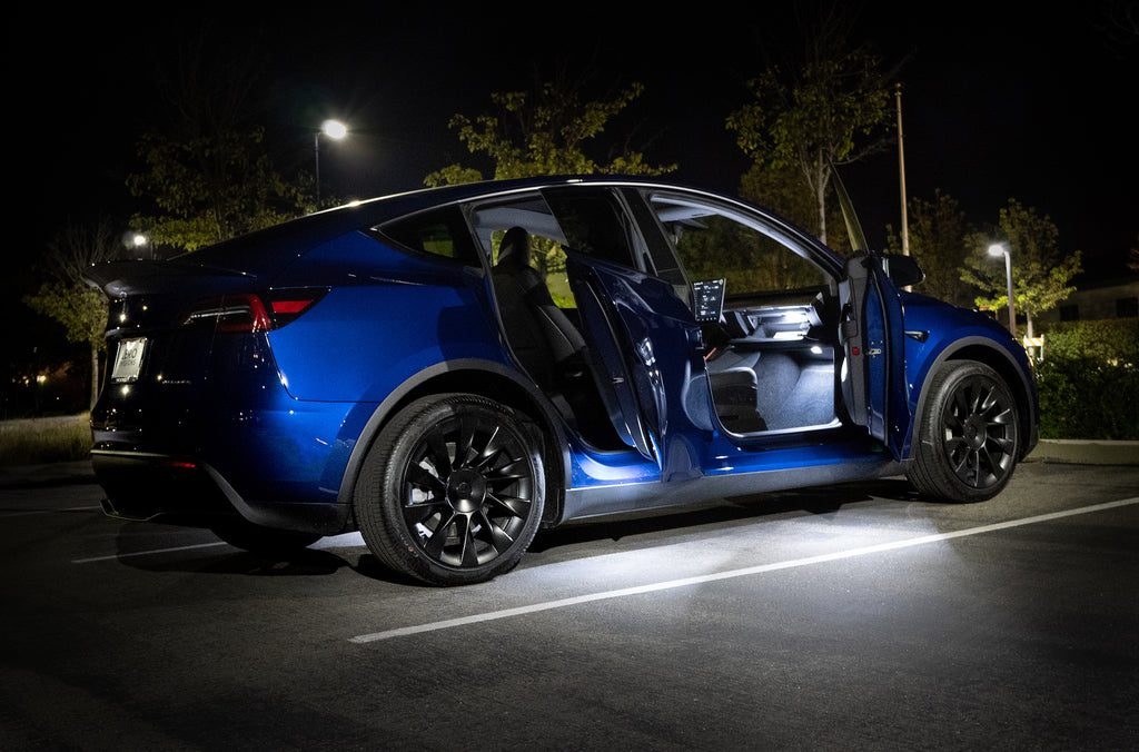 Car Door Lights for Model S/3/X/Y Logo Projector 4 Pack Tesla