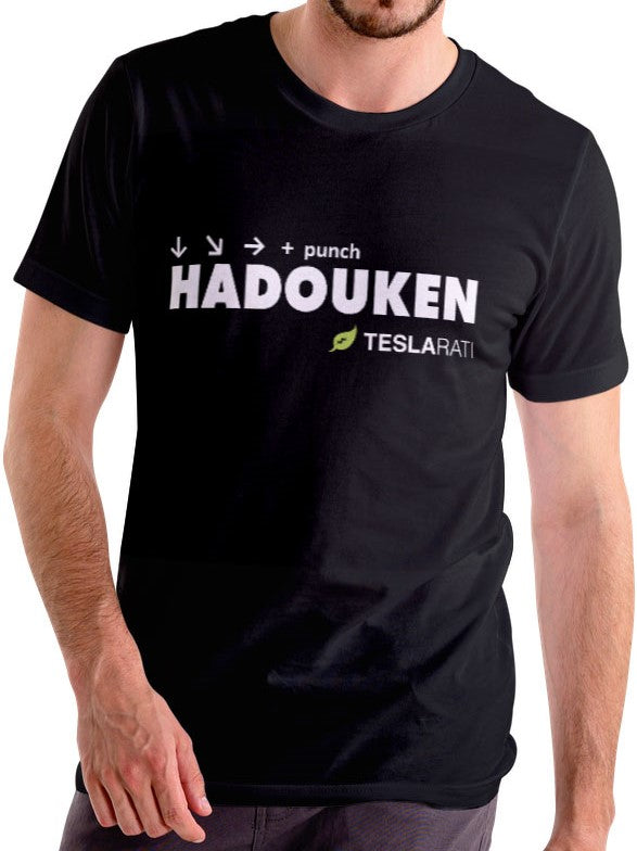 Street Fighter "Hadouken" Premium T-Shirt by TESLARATI